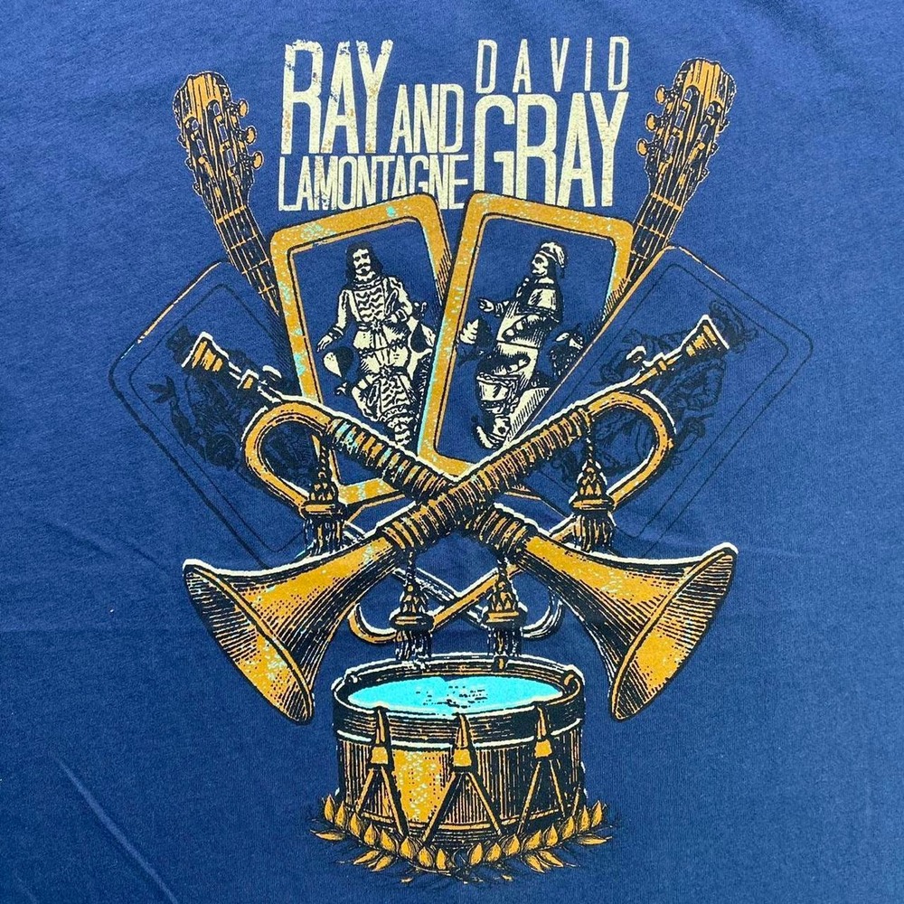 Ray Lamontagne and David Gray tour shirt